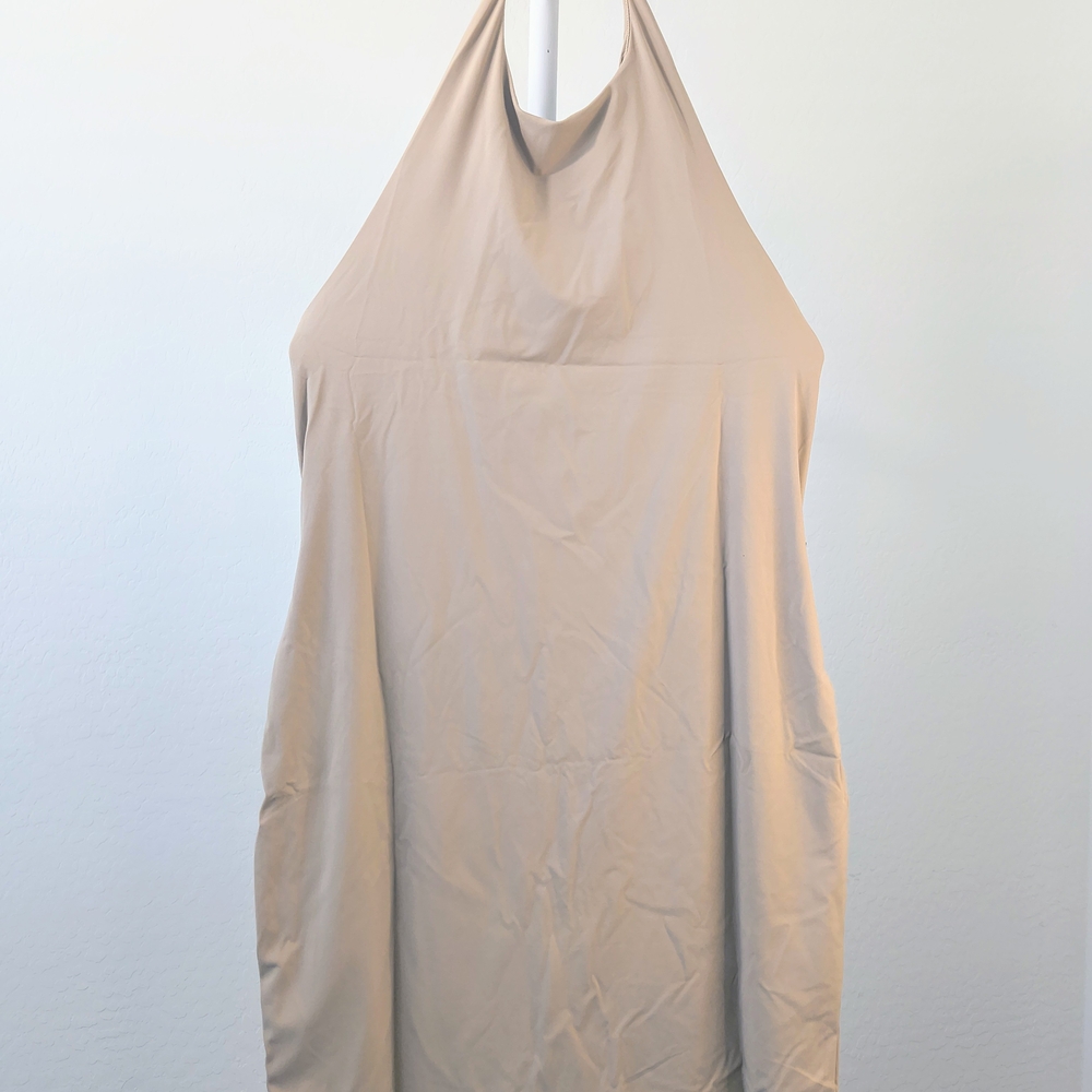 Forever 21 Plus Size 3X Tan Halter Dress